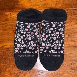 Pure Barre flower socks